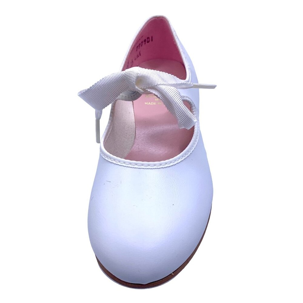 Capezio Mary Jane Tap Shoes White Womens 4.5 Girls 3 Dance New Recital 625 - Picture 3 of 9